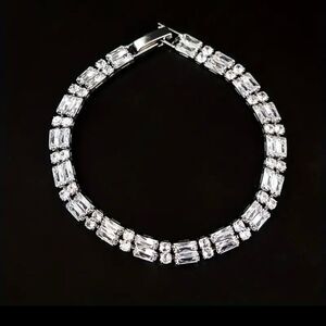 Silver Diamond Bracelet